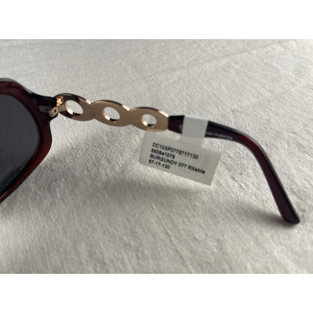 NWT Sol Daisy Fuentes Womens Rxable Sunglasses Burgundy - Picture 5 of 7